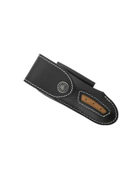 Max CapdeBarthes T musta nahkatuppi 12cm taittoveitsille