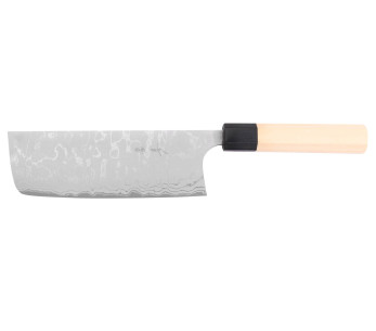 Masakage Shimo 16,5cm Shirogami Cuchillo nakiri japonés hecho a mano