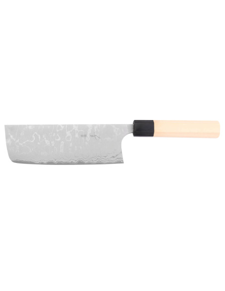 Japanisches handgefertigtes Nakiri-Messer Masakage Shimo 16,5cm Shirogami
