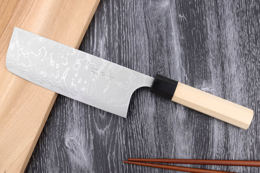 Masakage Shimo 16,5cm Shirogami Japans handgemaakt nakiri mes