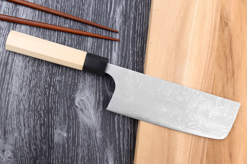 Masakage Shimo 16,5cm Shirogami Japans handgemaakt nakiri mes