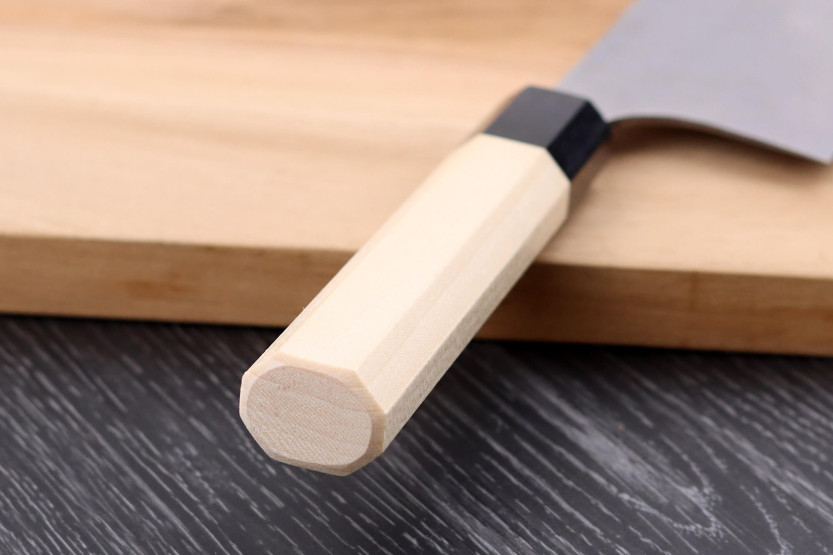 Japanisches handgefertigtes Nakiri-Messer Masakage Shimo 16,5cm Shirogami