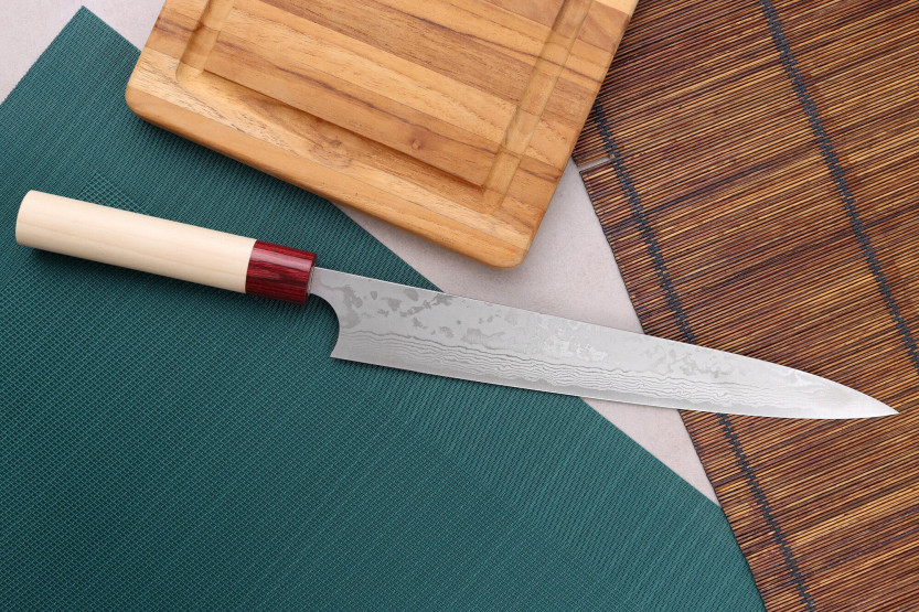 Masagake Kiri 27 cm 49-lags damaskus håndlavet japansk sujihiki-kniv