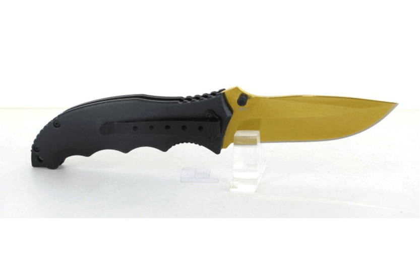 Faca dobrável Herbertz 585112 Lâmina em aço 420 Cabo em ABS de 12 cm