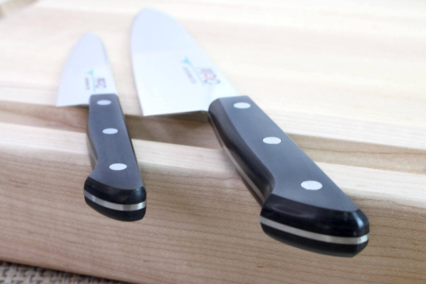 Conjunto de 2 facas japonesas MAC Chef: Universal + Chef