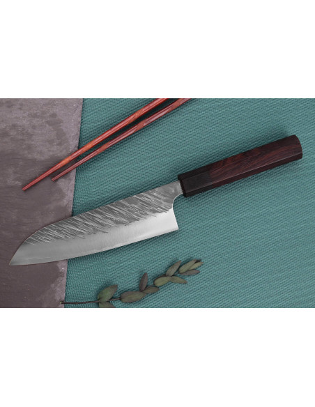 Yu Kurosaki Fujin 16,5cm SG2 käsintehty japanilainen santoku veitsi