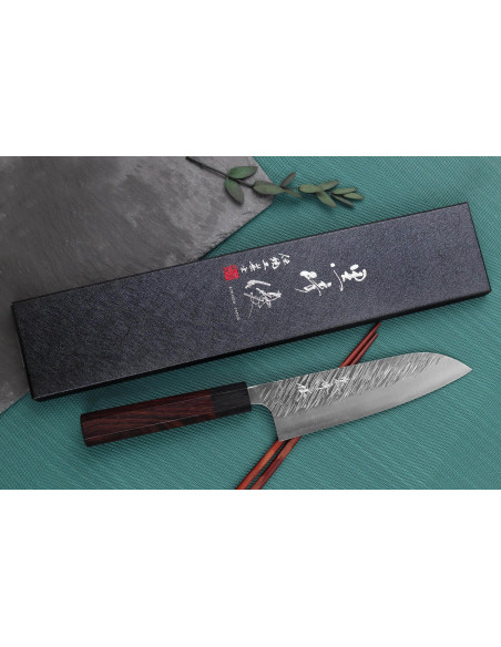 Yu Kurosaki Fujin 16,5cm SG2 handgjord japansk santokukniv