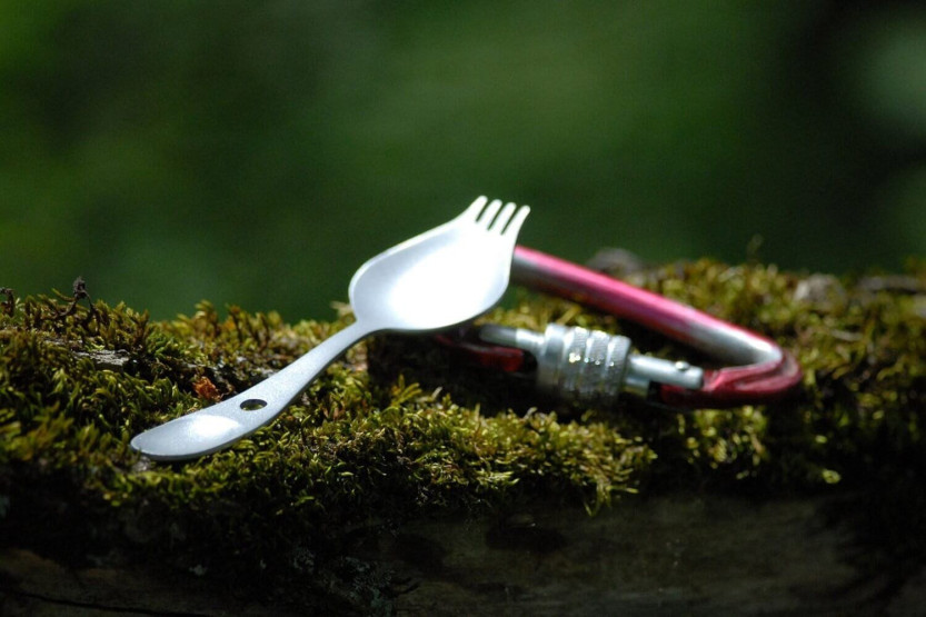 Georgette Aventure 16cm 4-in-1 multifunctional cutlery for your meals in nature
