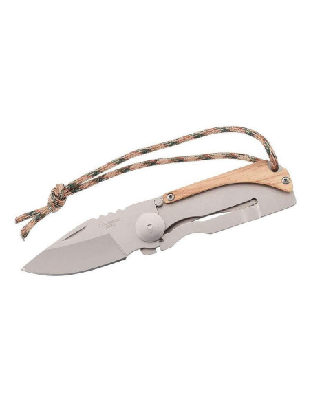 Klappmesser Herbertz 578208 7.5cm Edelstahl/Zebra + Clip