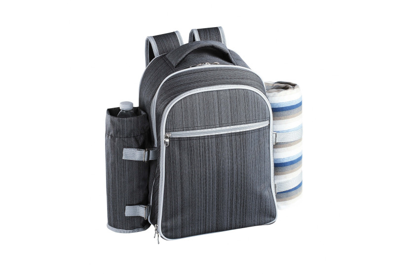 Mochila isotérmica Be Nomad piquenique 4 pessoas com xadrez