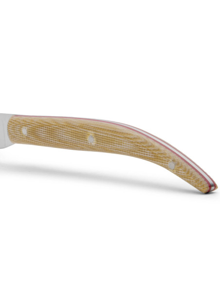 Set med 4 Arcos The Origin 11 cm stekknivar med beige micartahandtag