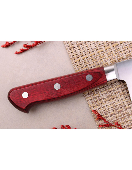Faca de chef japonesa tradicional Takamura SGR 21cm em aço SPG2