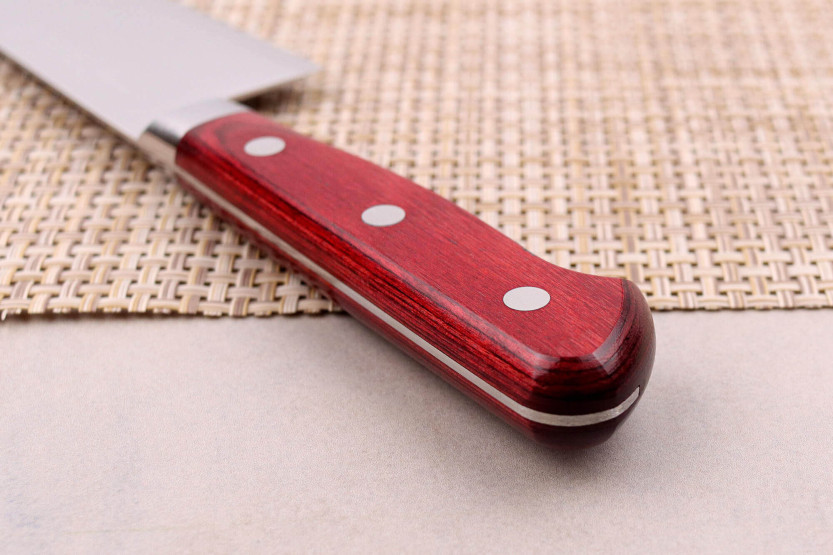 Cuchillo de cocinero tradicional japonés Takamura SGR 21cm acero SPG2