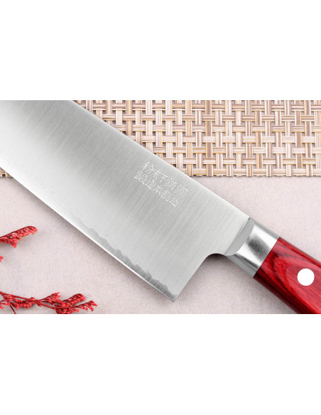 Faca de chef japonesa tradicional Takamura SGR 21cm em aço SPG2
