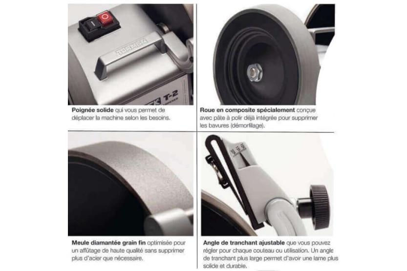 Rectificadora diamantada eléctrica TORMEK T-2 - Silenciador