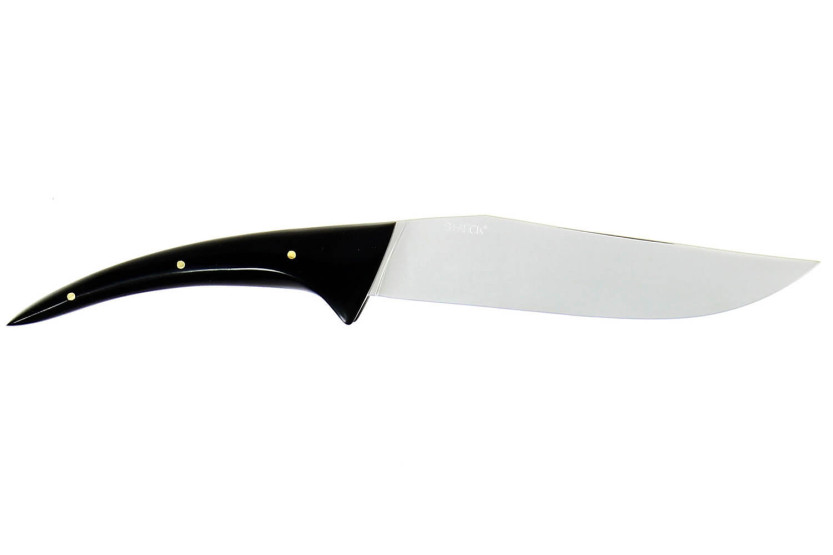 Jojo Long Legs Forge ostekniv af LAGUIOLE sort design P. STARCK