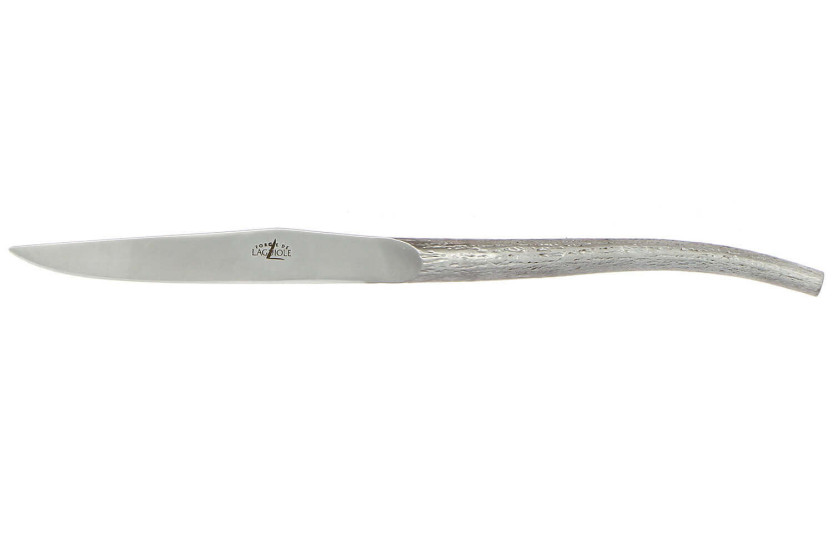 Prestige ask med 6 Forge de LAGUIOLE bordsknivar design P. STARCK