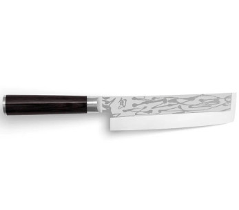 Faca japonesa Usuba KAI Shun Pro Sho 16,5cm, fio de corte assimétrico