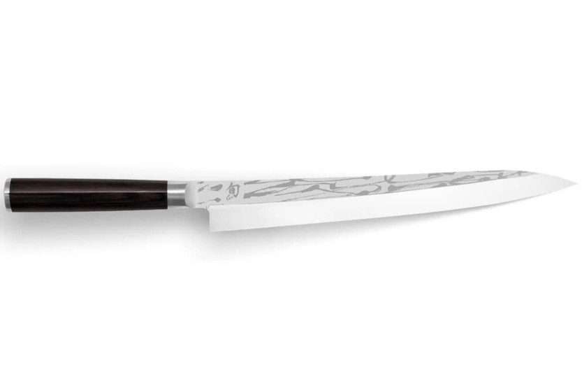 KAI Shun Pro Sho 27cm Japanese Yanagiba knife with asymmetrical cutting edge