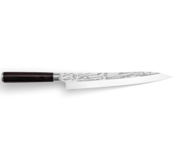 KAI Shun Pro Sho 24cm japanilainen Yanagiba-veitsi, epäsymmetrinen leikkaava reuna
