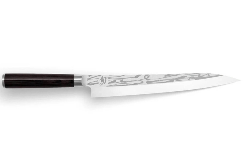Faca japonesa Yanagiba KAI Shun Pro Sho 24cm, fio de corte assimétrico
