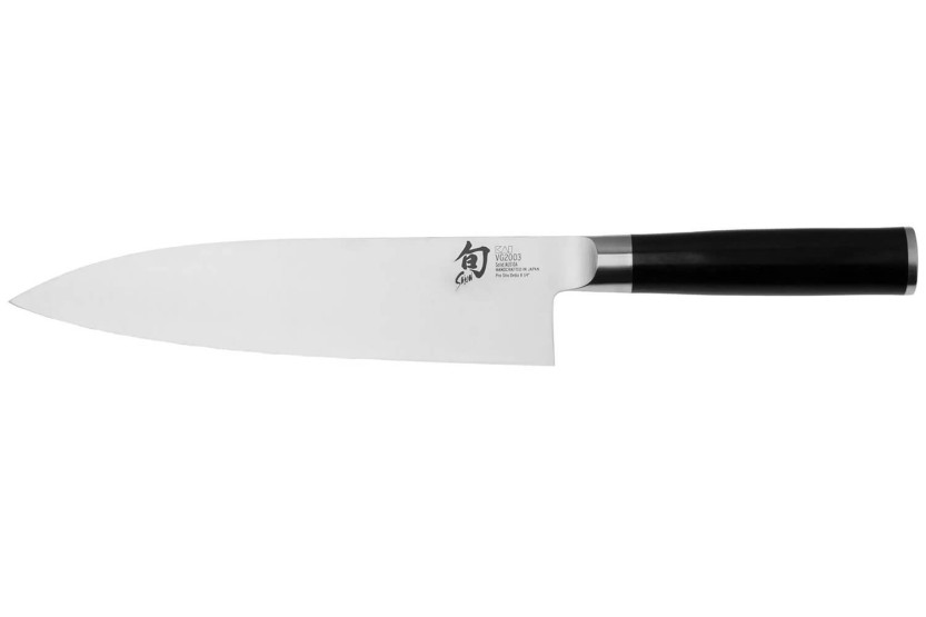 Faca Deba Japonesa KAI Shun Pro Sho 21cm com fio de corte assimétrico