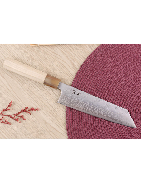 17cm Yuzo Haruto Damascus japanilainen käsintehty bunka veitsi