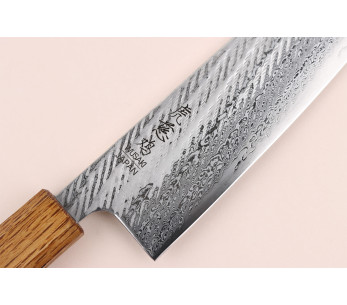 Coltello da chef Wusaki Nawame AUS10 da 21 cm, fatto a mano in Giappone 2