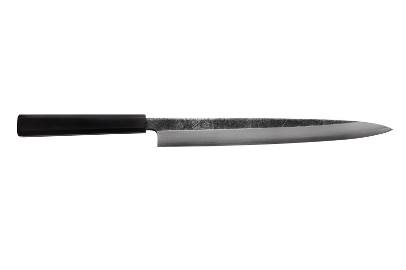 Hatsukokoro Shirasagi 29cm japansk hantverkskniv yanagiba med ebenholtshandtag
