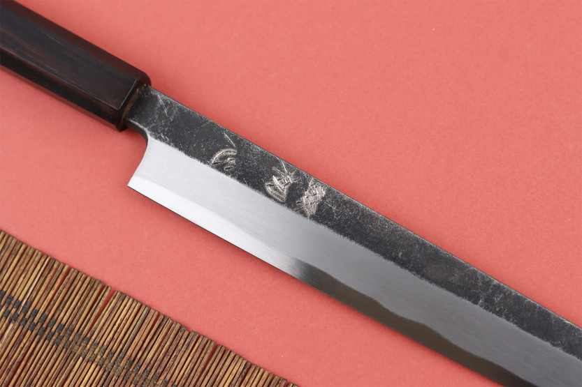 Hatsukokoro Shirasagi 26 cm håndlavet japansk yanagibakniv med ibenholtskæfte