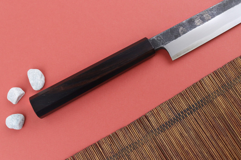 Hatsukokoro Shirasagi 26 cm håndlavet japansk yanagibakniv med ibenholtskæfte
