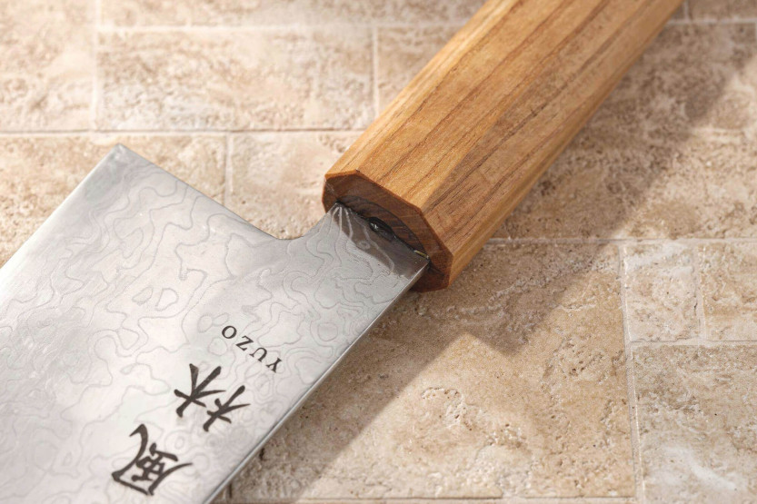 Faca japonesa Yuzo Ryuho 24cm kiritsuke gyuto SG2 Damasco