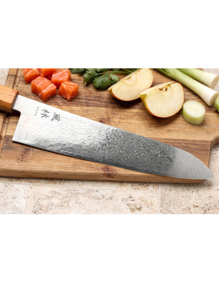 Gyuto-Messer 24cm japanisch Yuzo Ryuho Damast SG2