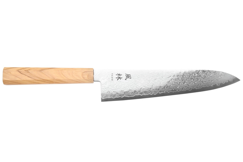 21 cm Yuzo Ryuho SG2 Damaskus japansk gyutokniv