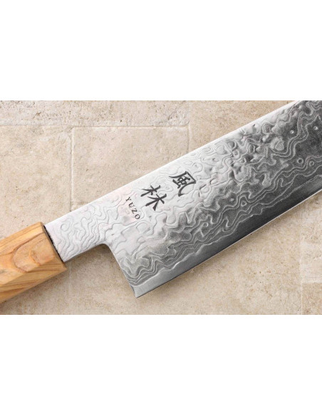 21 cm Yuzo Ryuho SG2 Damaskus japansk gyutokniv