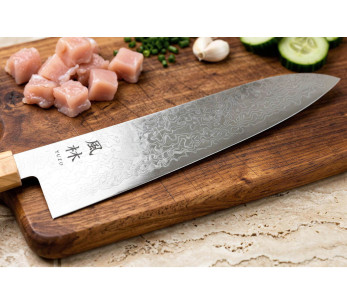 21 cm Yuzo Ryuho SG2 Damaskus japansk gyutokniv 2