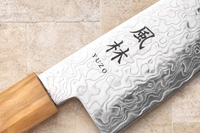 21cm kiritsuke gyuto japanilainen puukko Yuzo Ryuho Damascus SG2