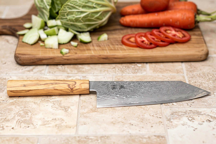 18cm Yuzo Ryuho SG2 Damascus japanese bunka knife