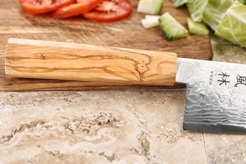 Japanisches Bunka-Messer 18cm Yuzo Ryuho Damast SG2