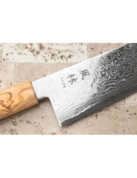 18cm Yuzo Ryuho SG2 Damaskus japansk bunkakniv