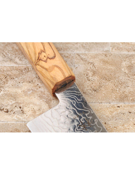 18cm Yuzo Ryuho SG2 Damaskus japansk bunkakniv