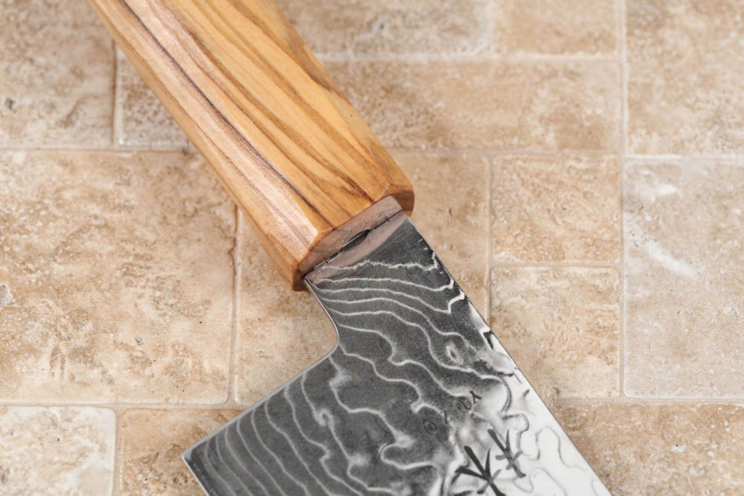 Santokumesser 18cm japanisch Yuzo Ryuho Damaskus SG2