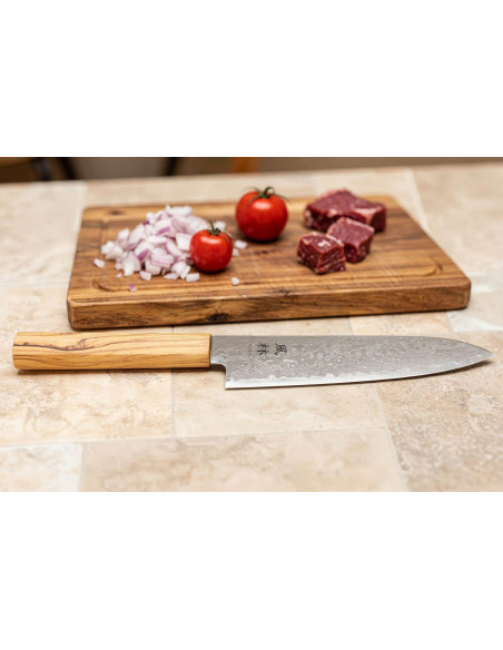 15cm japanisches Universalmesser Yuzo Ryuho Damast SG2