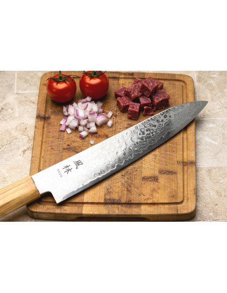 15cm japanisches Universalmesser Yuzo Ryuho Damast SG2