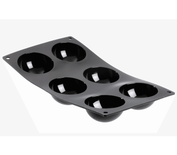 De Buyer Moul'flex - Molde de silicone 6 meias esferas