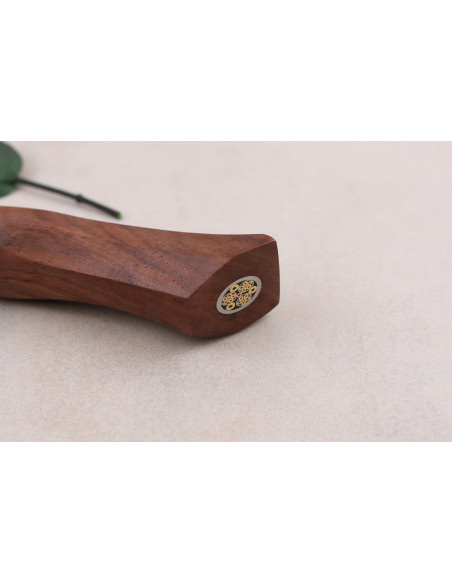 Santokumesser 18cm Ryda Knives A-30 San Maï und Griff aus Walnussholz
