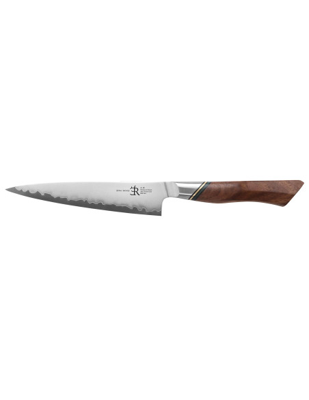 13 cm Ryda Knives A-30 San Maï universalkniv med håndtag i valnøddetræ