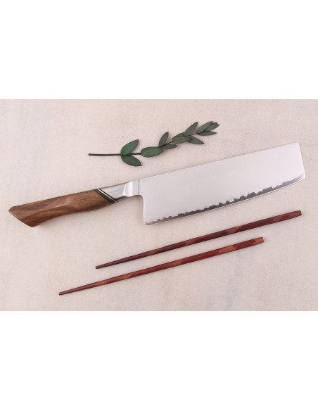 Coltelli Ryda A-30 San Maï 18cm coltello nakiri con manico in noce