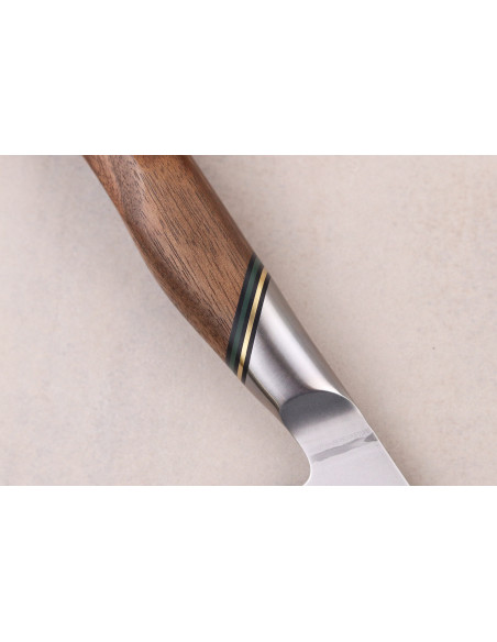 Ryda Knives A-30 San Maï 18 cm nakiri-kniv med håndtag i valnøddetræ