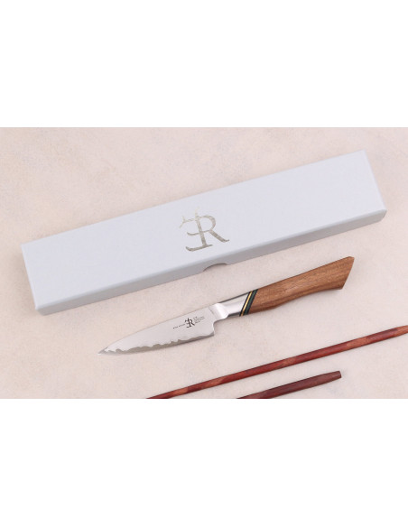 Ryda Messen A-30 San Maï 9cm schilmesje met walnotenhouten handvat
